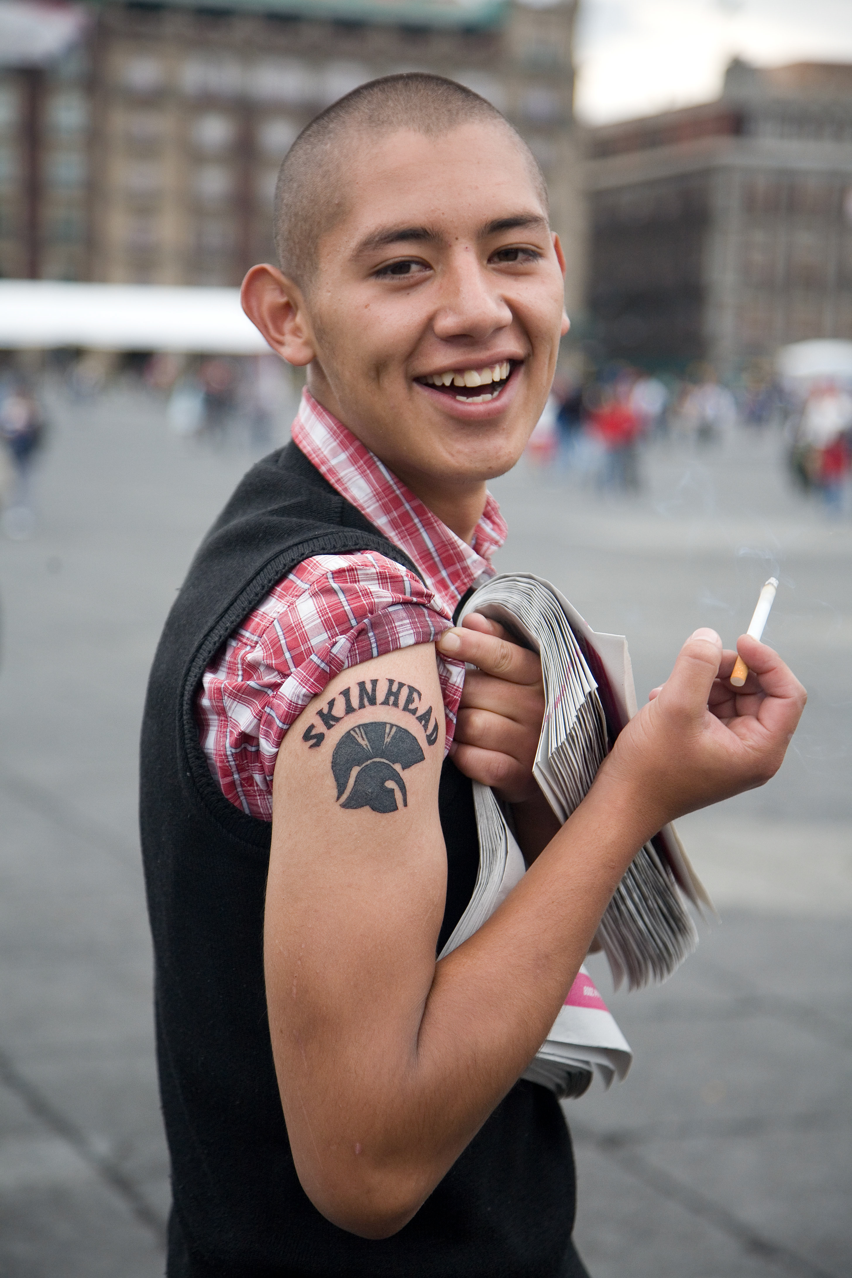 "Mexico City Anti-Racist Skinhead" by Bill Dunleavy