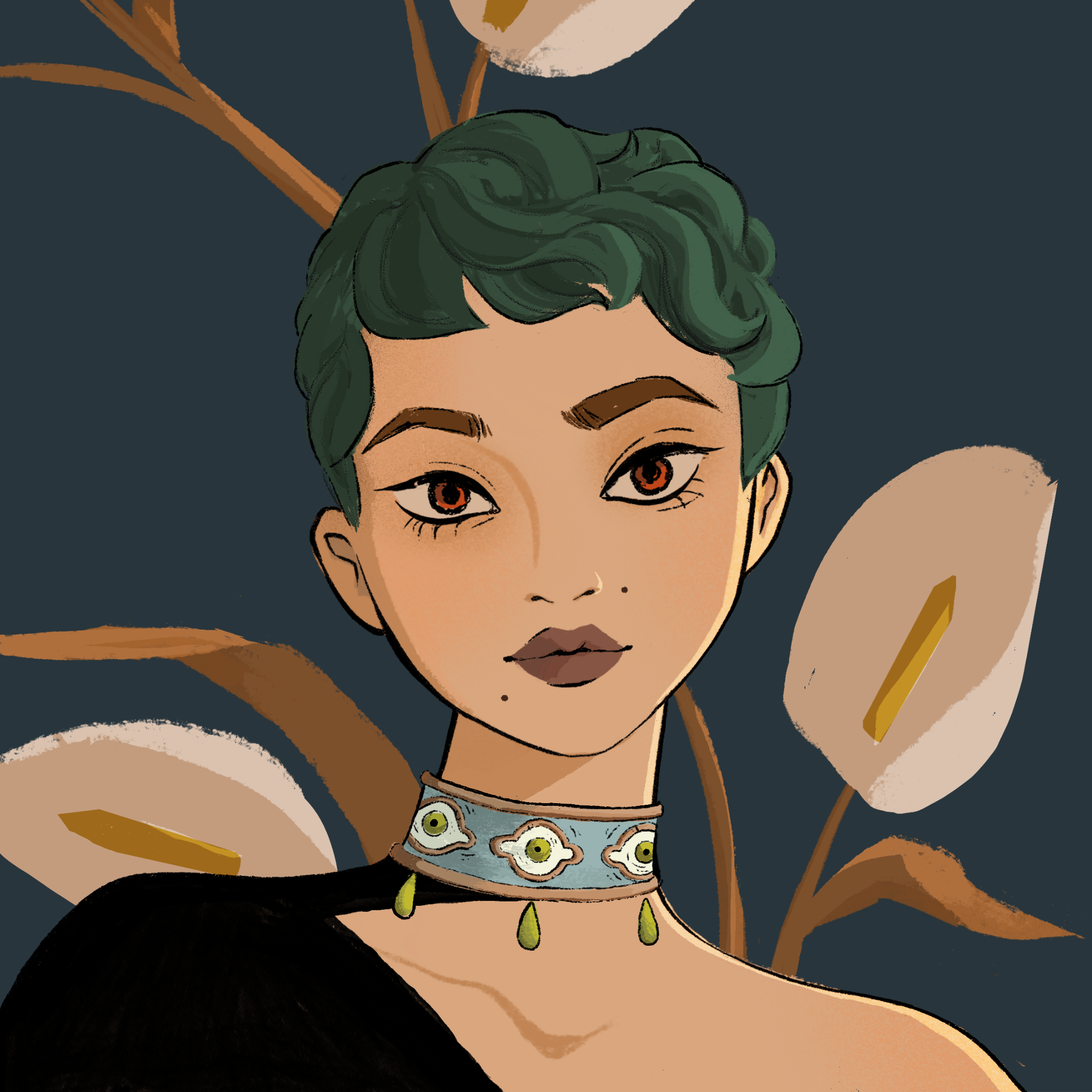 pear, the sparkling moon