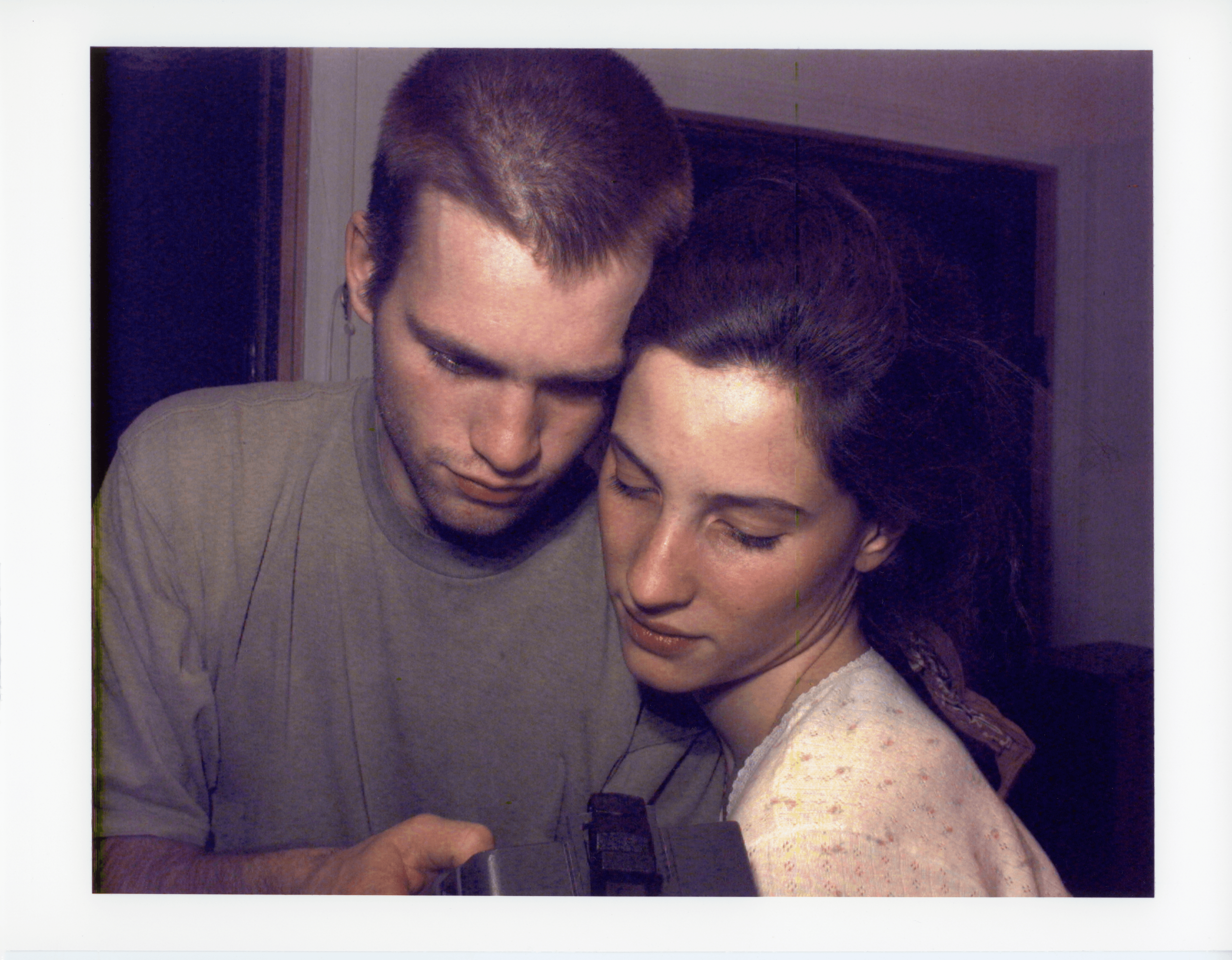 "Jörg and Céline - The First Digital Photograph 1990" by Lucien Samaha