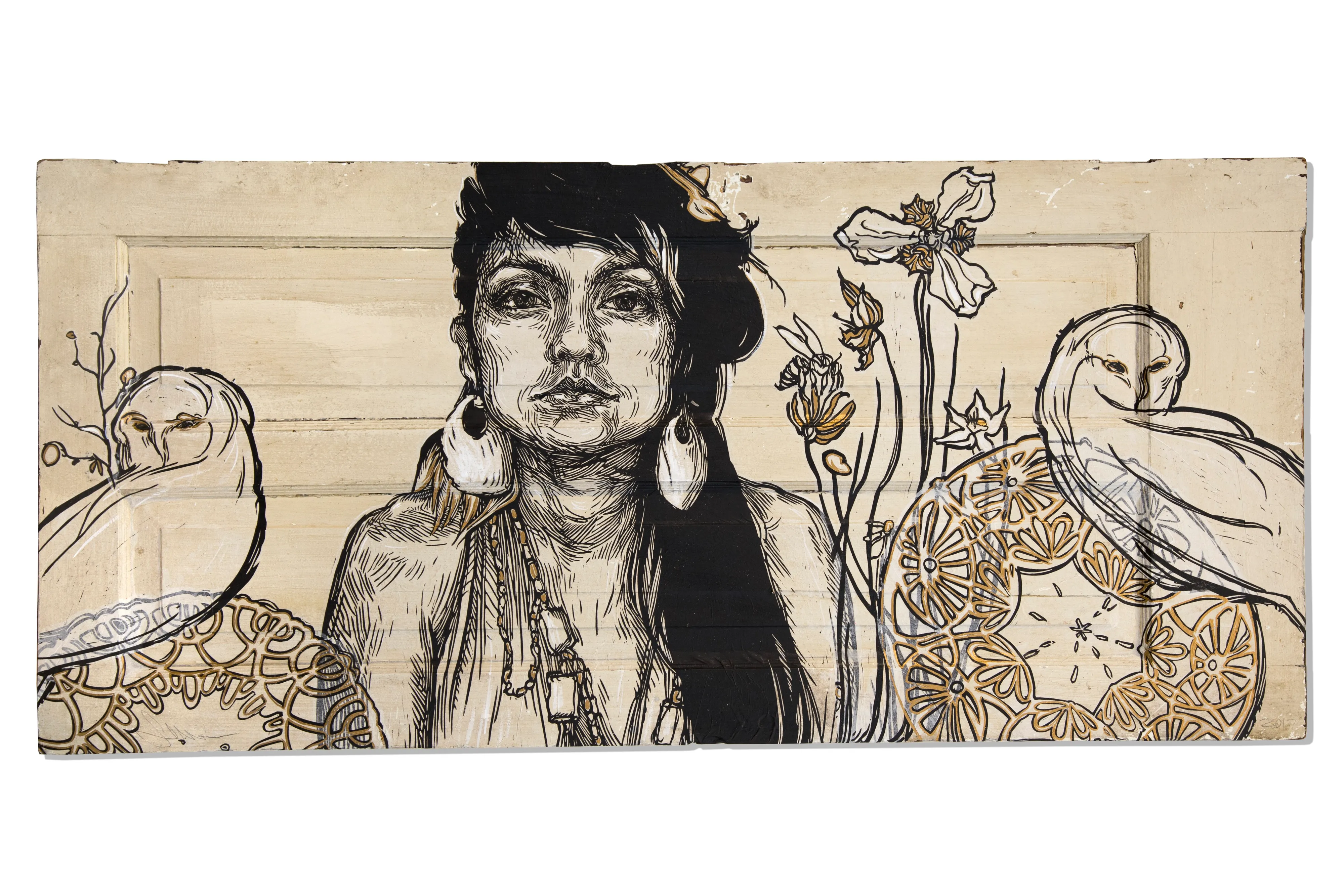 Swoon - "Moni and the Sphinx" - Inventory Number: 440 - Edition 1 of 3