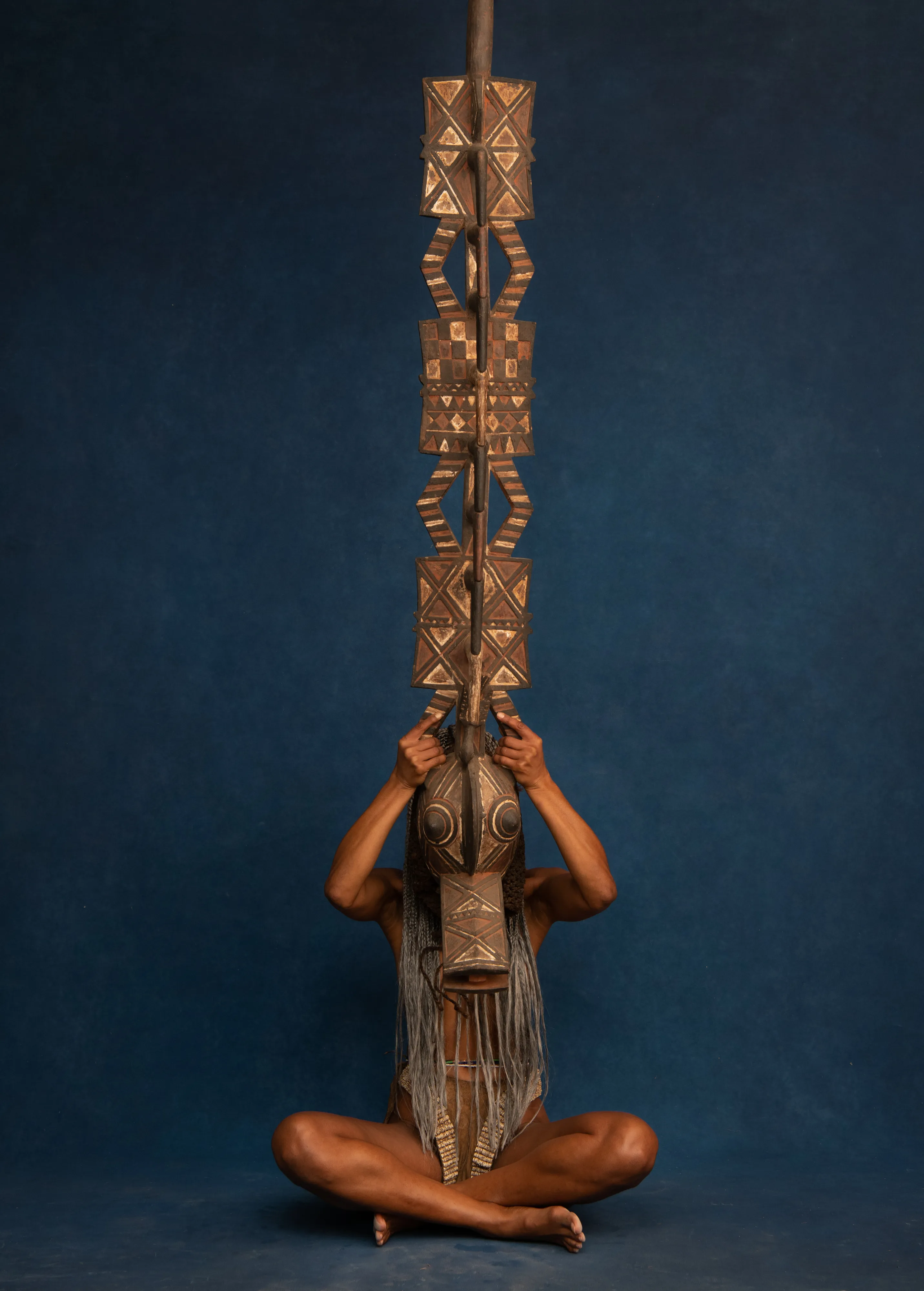115b - Delphine Diallo - "Transmutation/ Burkina Faso Ritual Mask/ 2022"