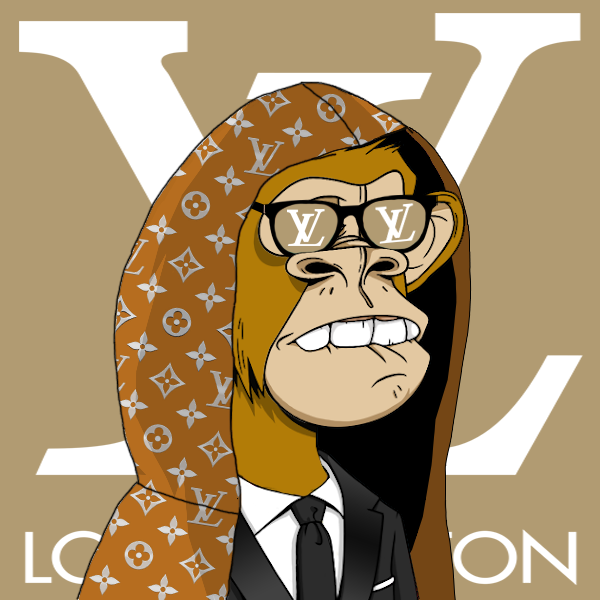 Louis Vuitton Ape #427 - Louis Vuitton Apes NFT Price, Transactions &  Overview