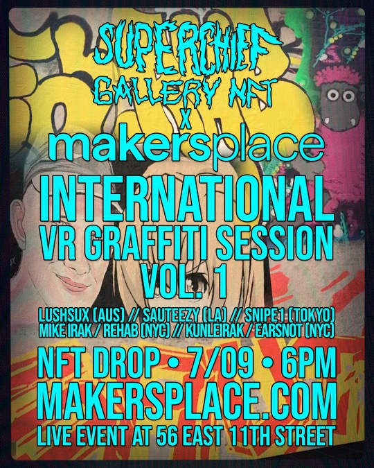 VR GRAFFITI SESSIONS Vol. 1 - FLYER ARTIFACT
