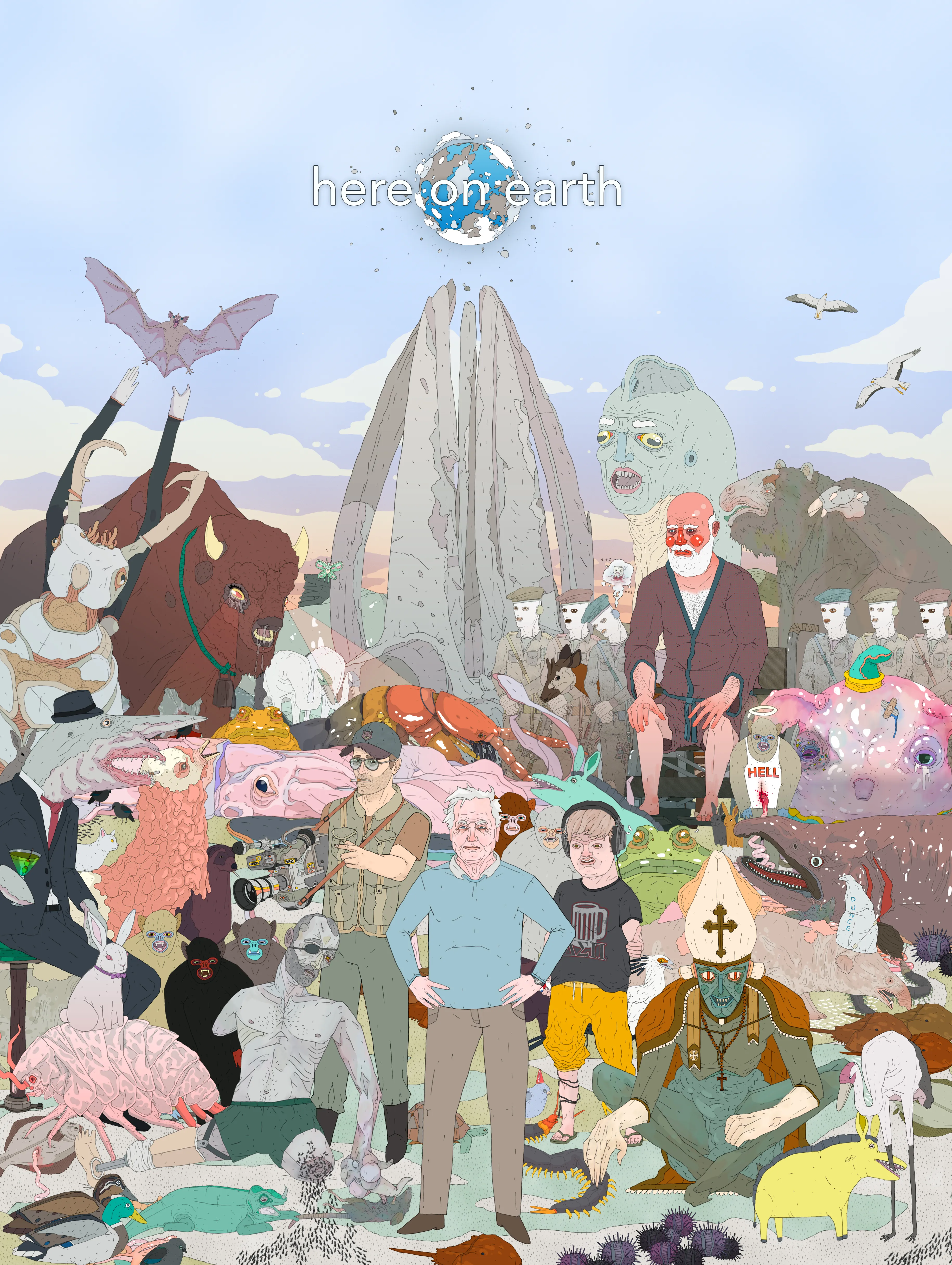084b - International Georgraphic - "Here on This Crummy Earth" - Edition of 30