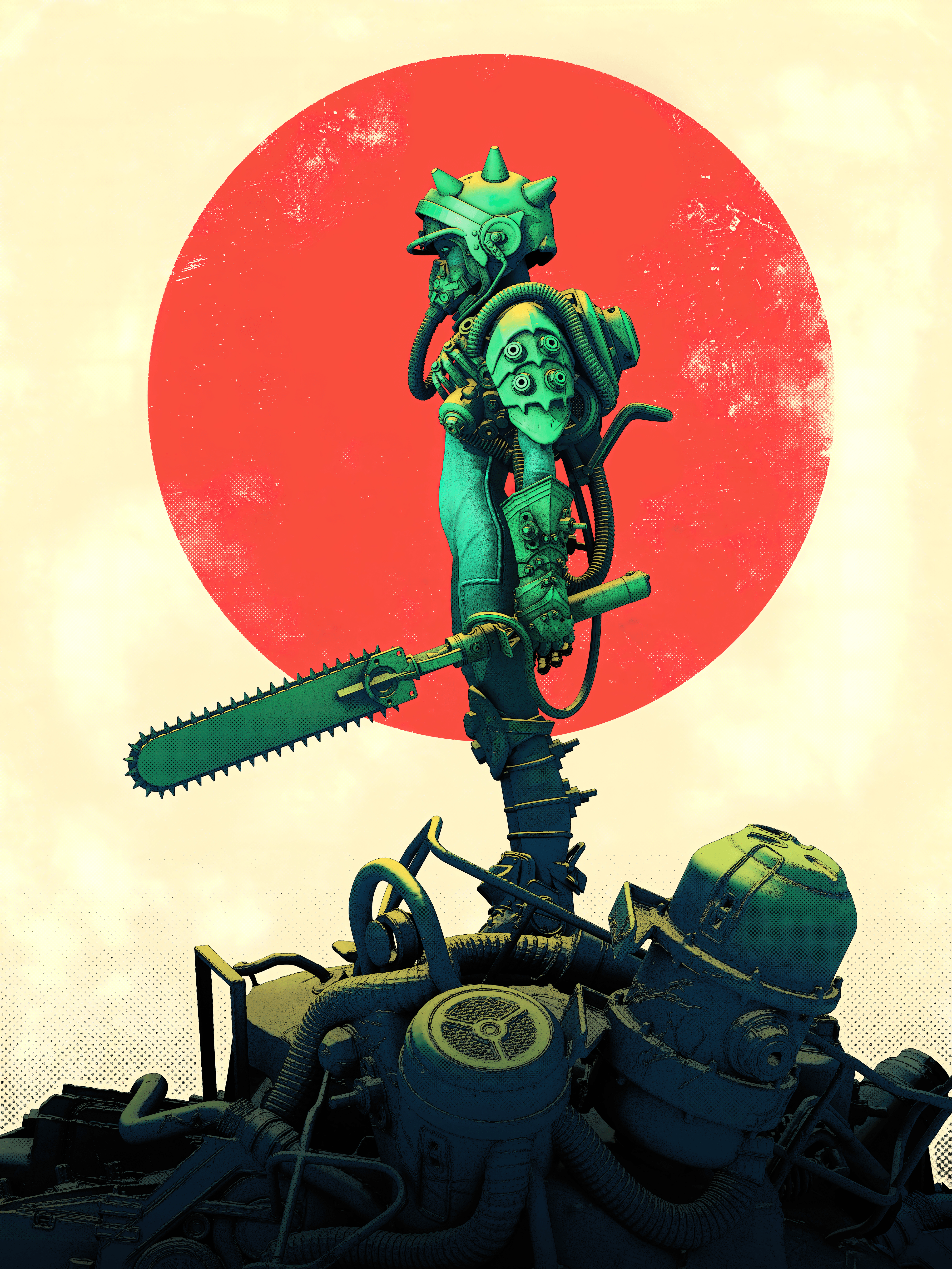 117a - Pascal Blanche - "Immortals #23"