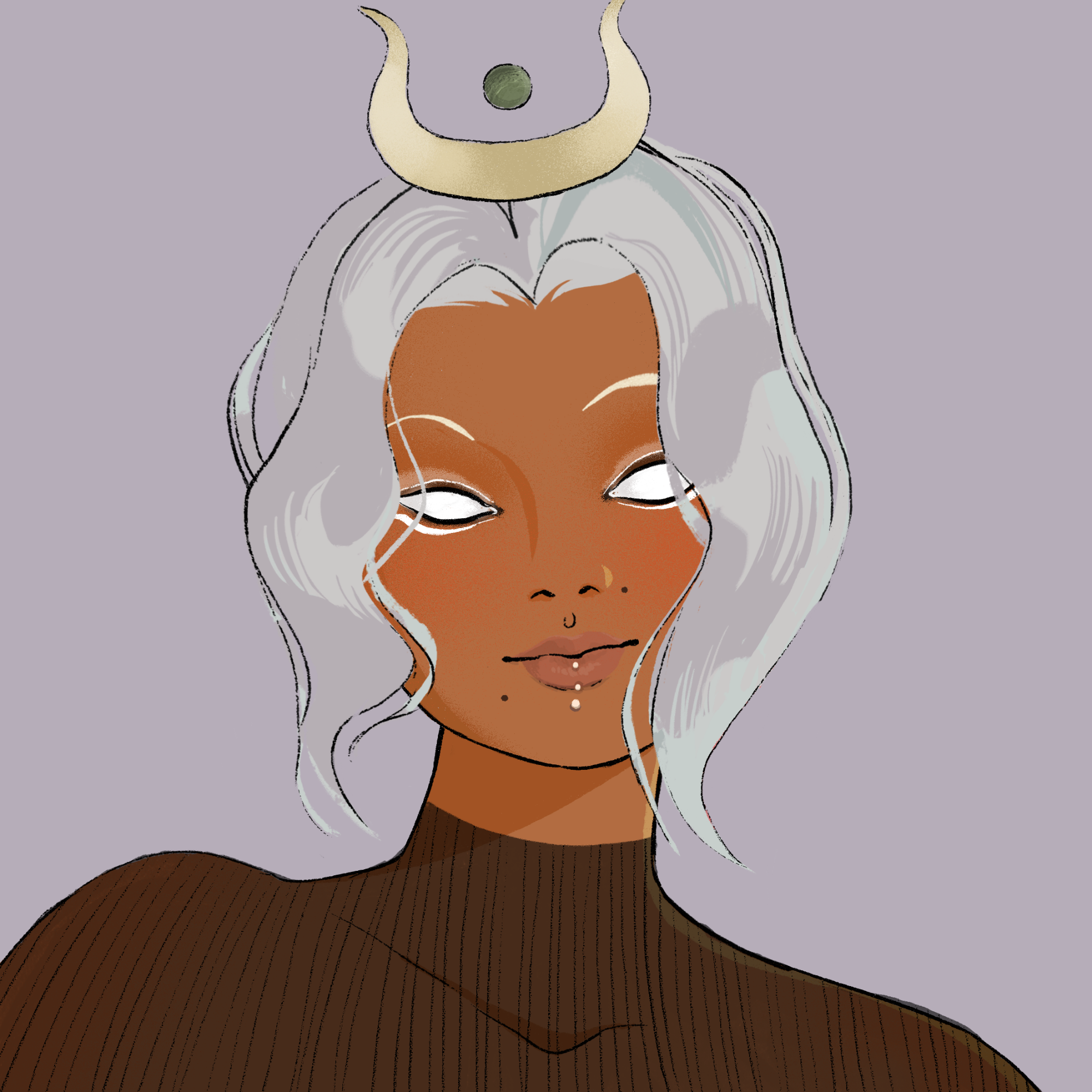 poppy, the faint moon